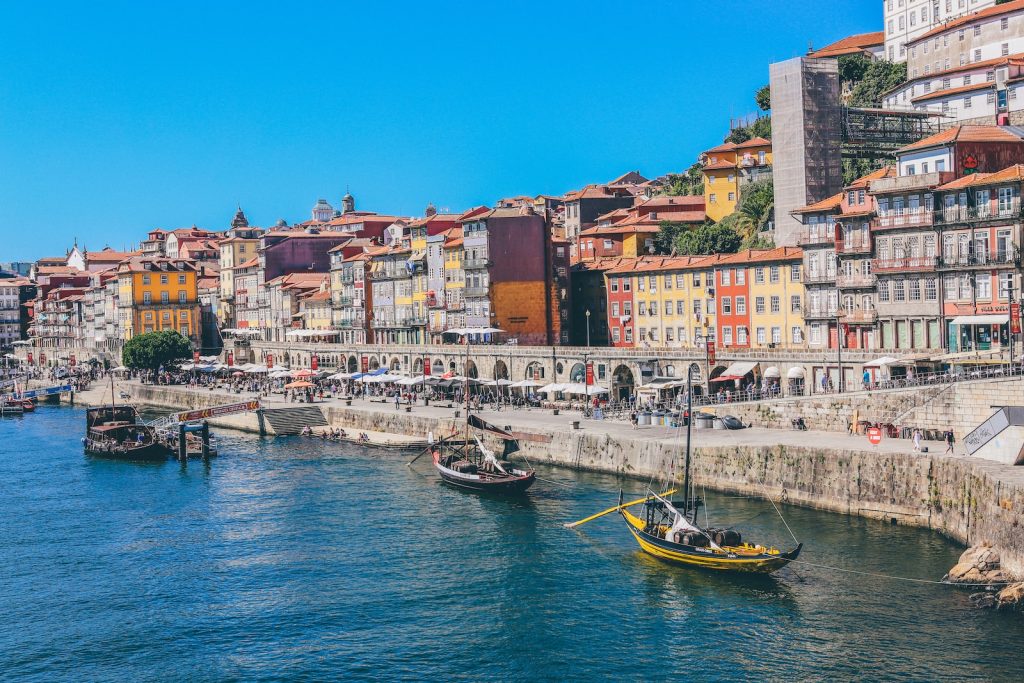 3 days in Porto: boats docked near seaside promenade]